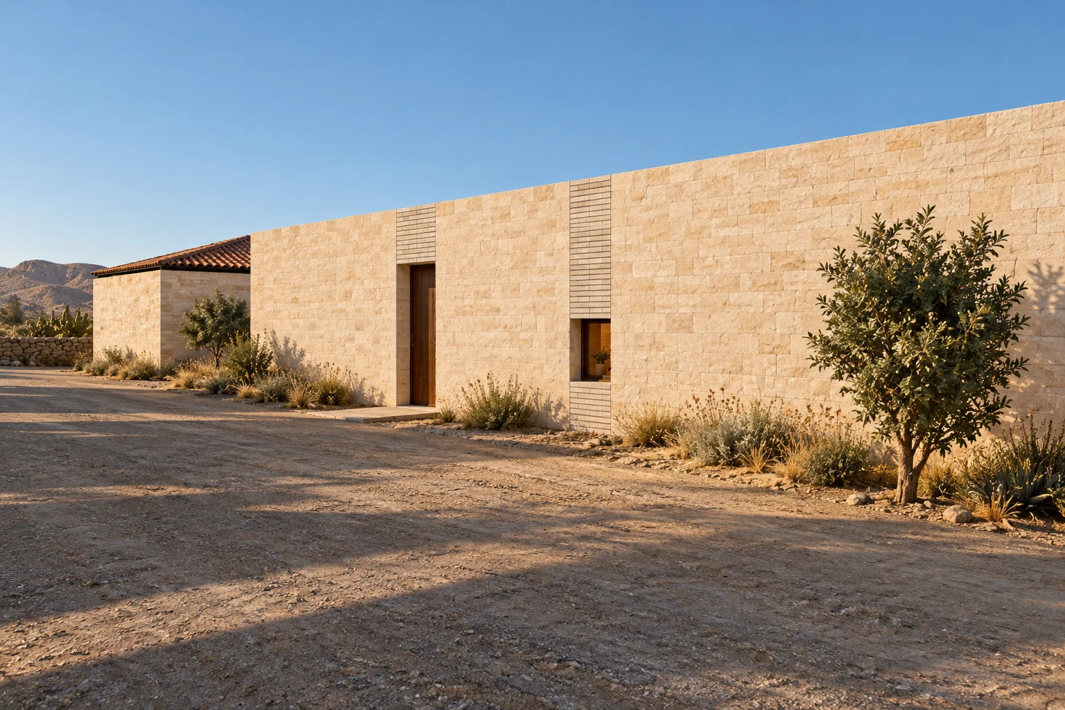 Arrivée — Maison creusée