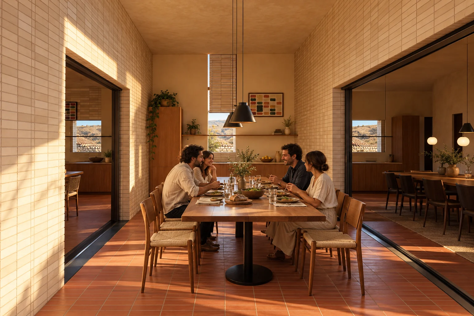 Cuisine-repas — Maison creusée