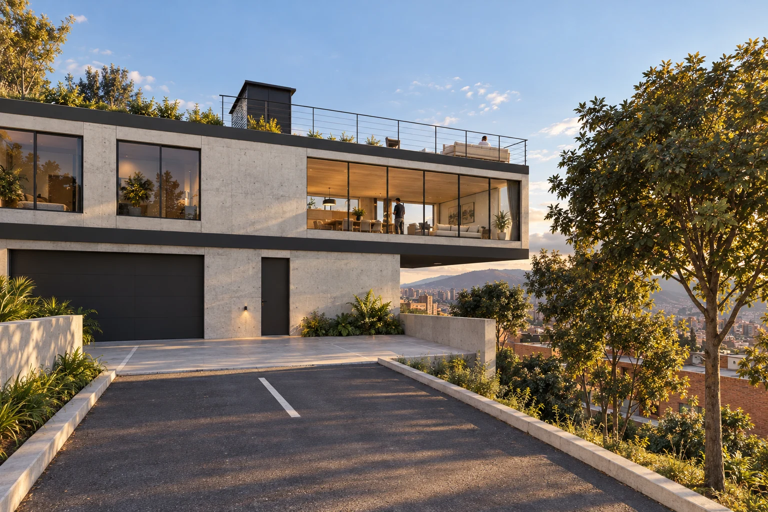 Llegada — Casa ladera