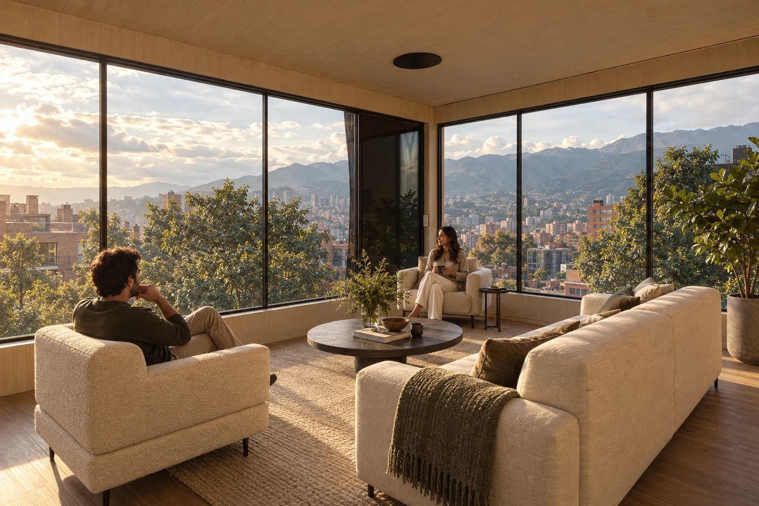 Estar volado — Casa ladera