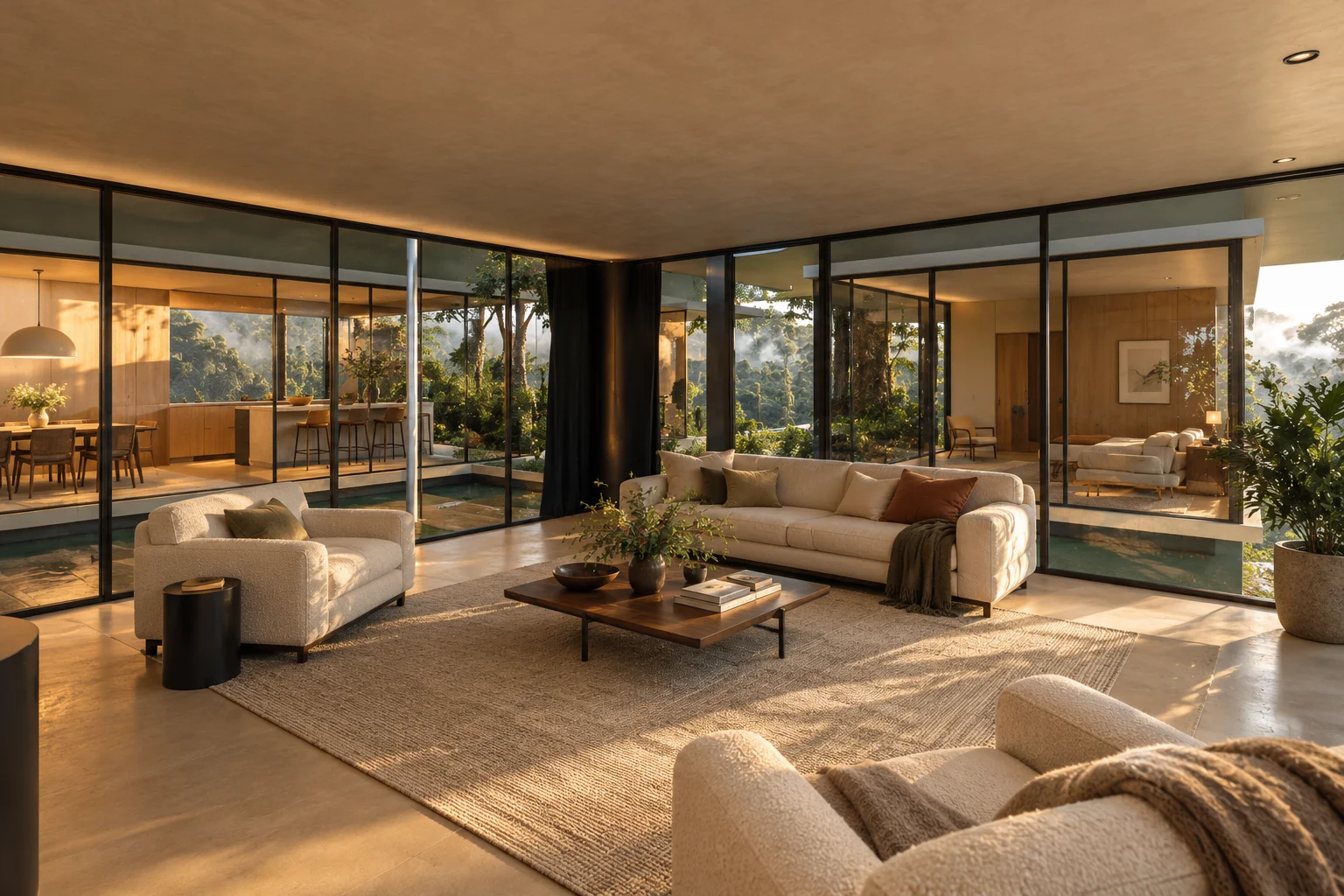 Living — Cloud-forest house