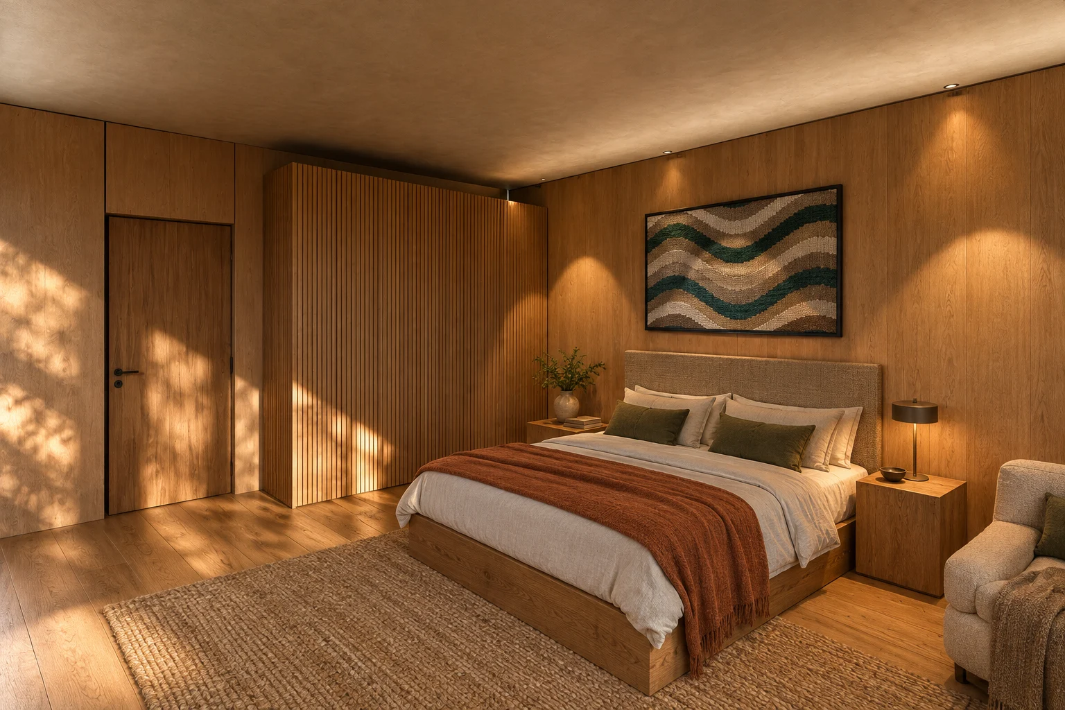 Main bedroom — Cloud-forest house