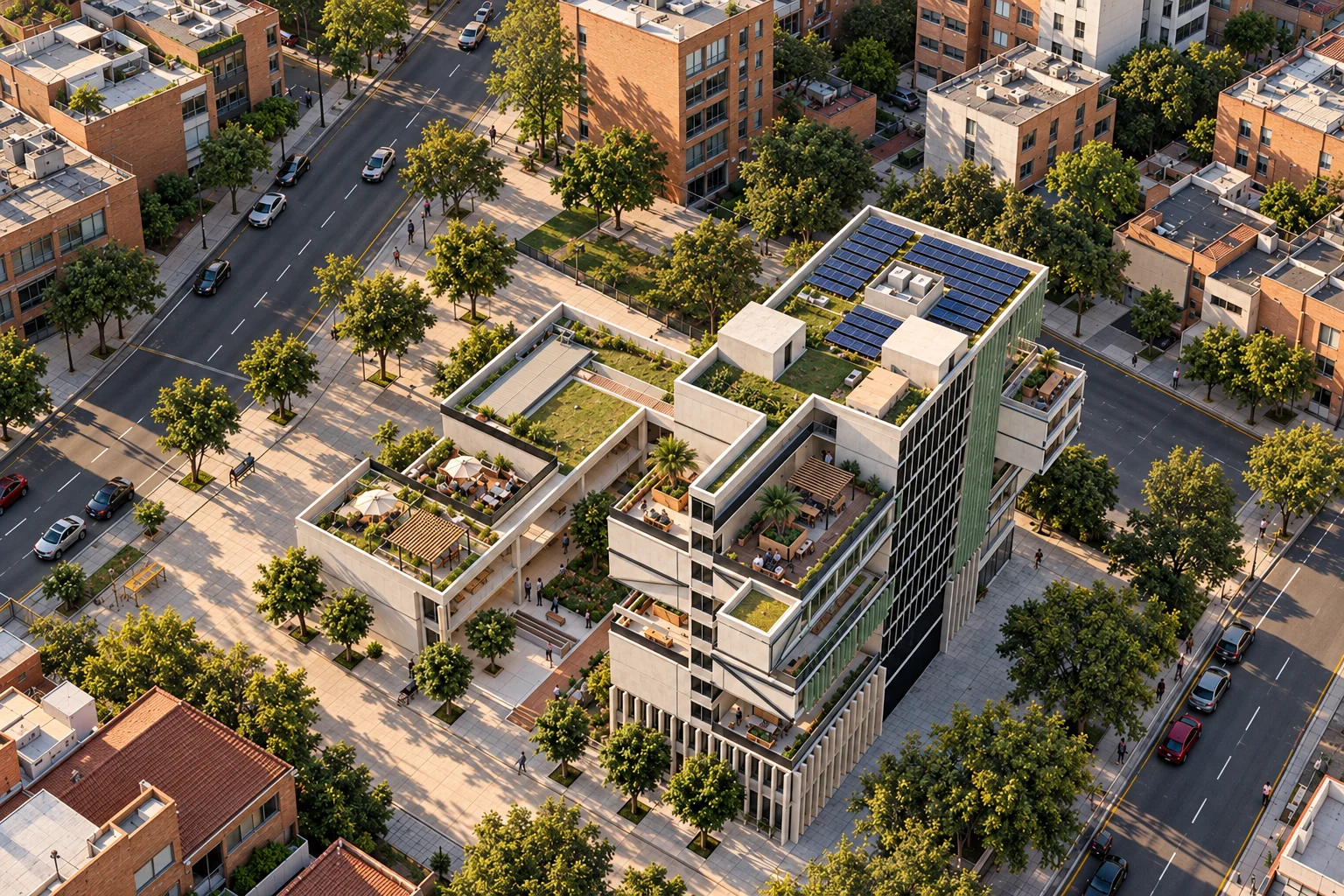 Axonometric of the whole — Common Ground
