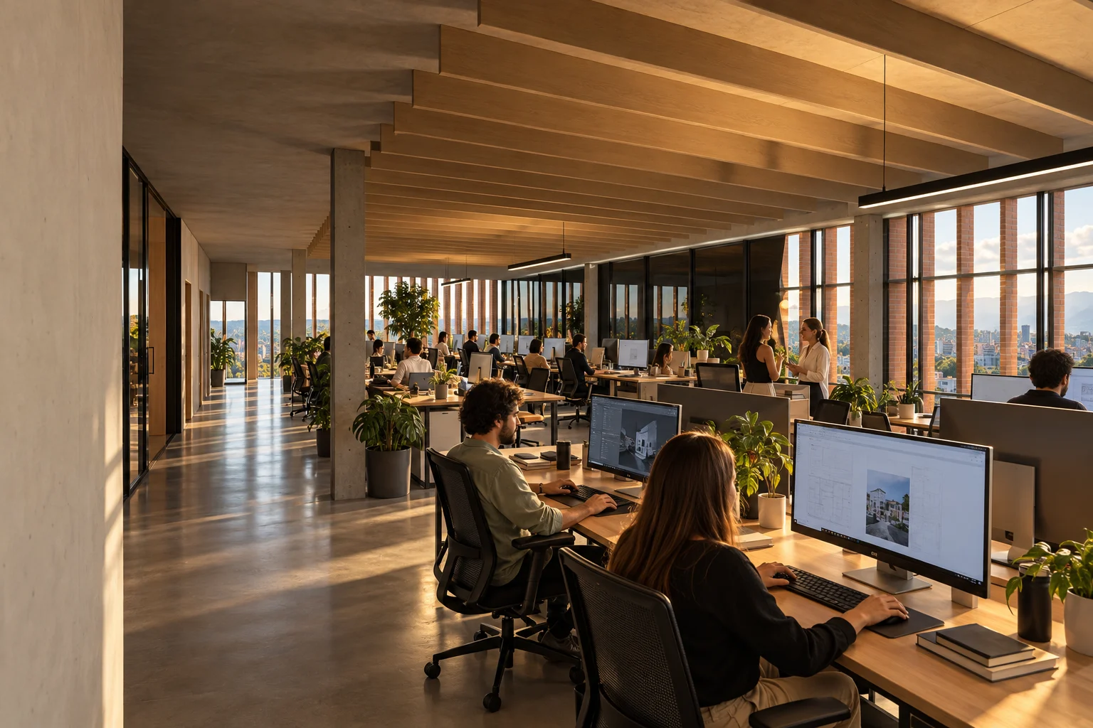 Arrival — Glass offices