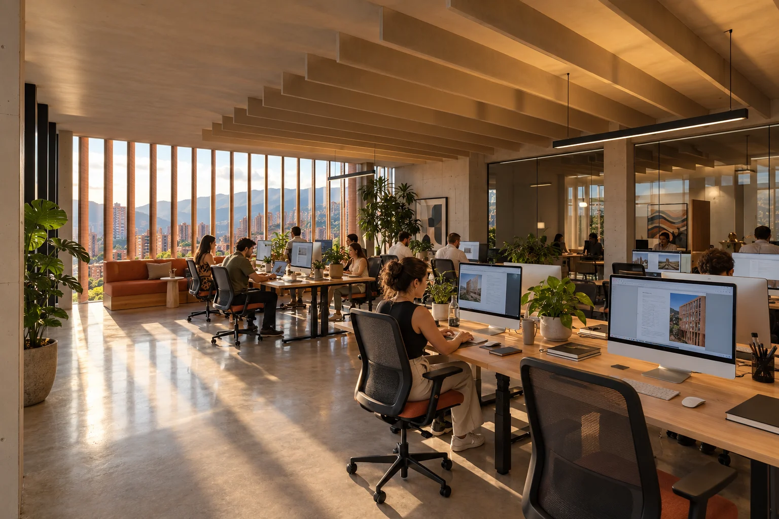 West tables — Glass offices