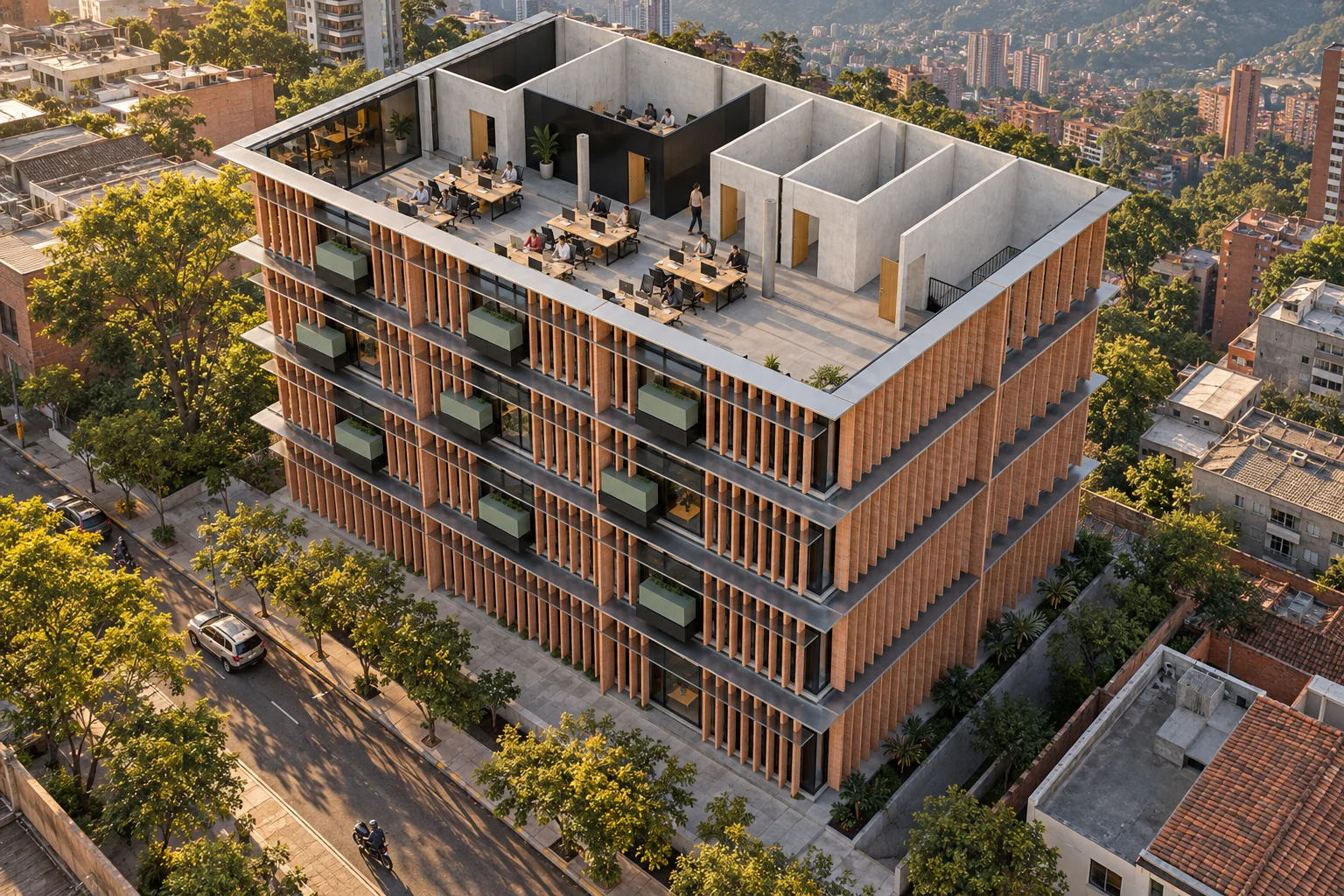 The whole — Glass offices