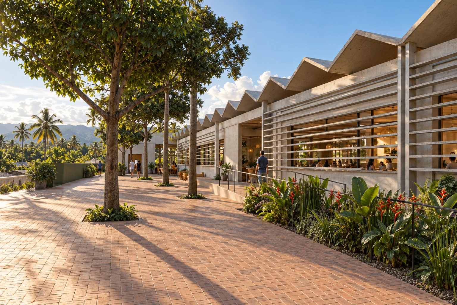 Plaza de acceso — Patios de la Sierra