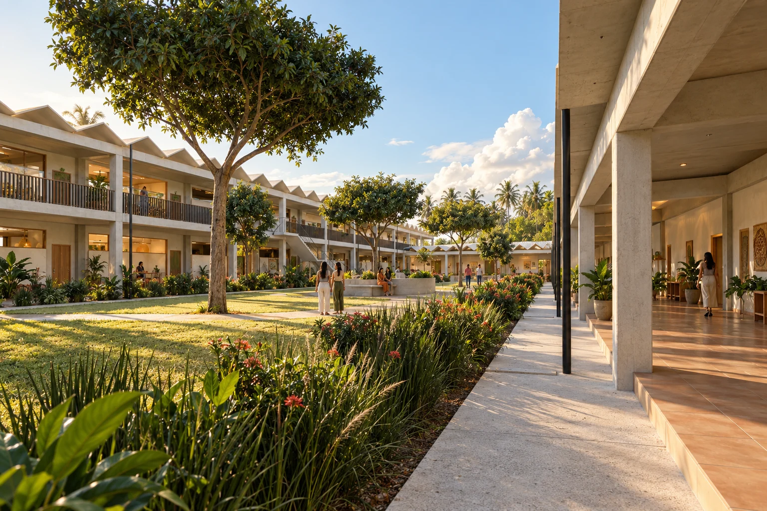 Patio central — Patios de la Sierra