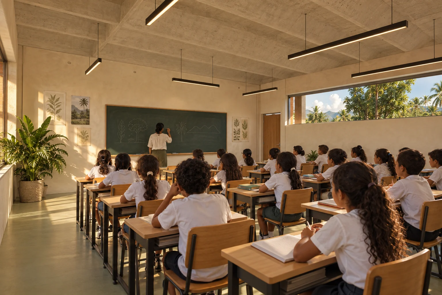 Aula de primaria — Patios de la Sierra