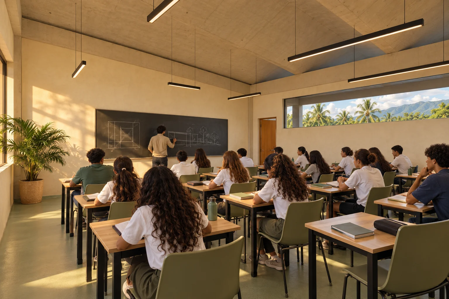 Aula de secundaria — Patios de la Sierra
