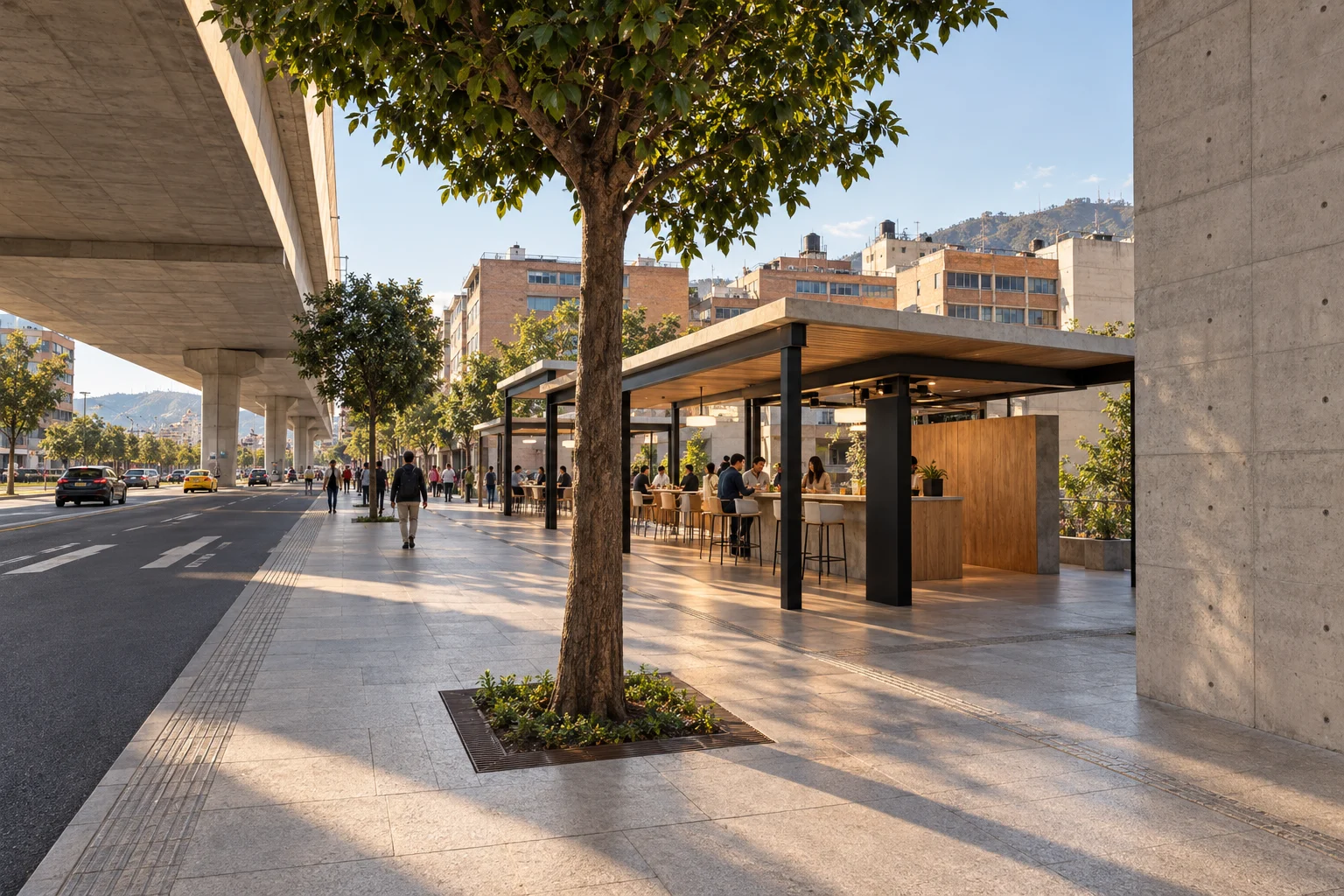 Arrival — umbral / Bogotá — metro corridor