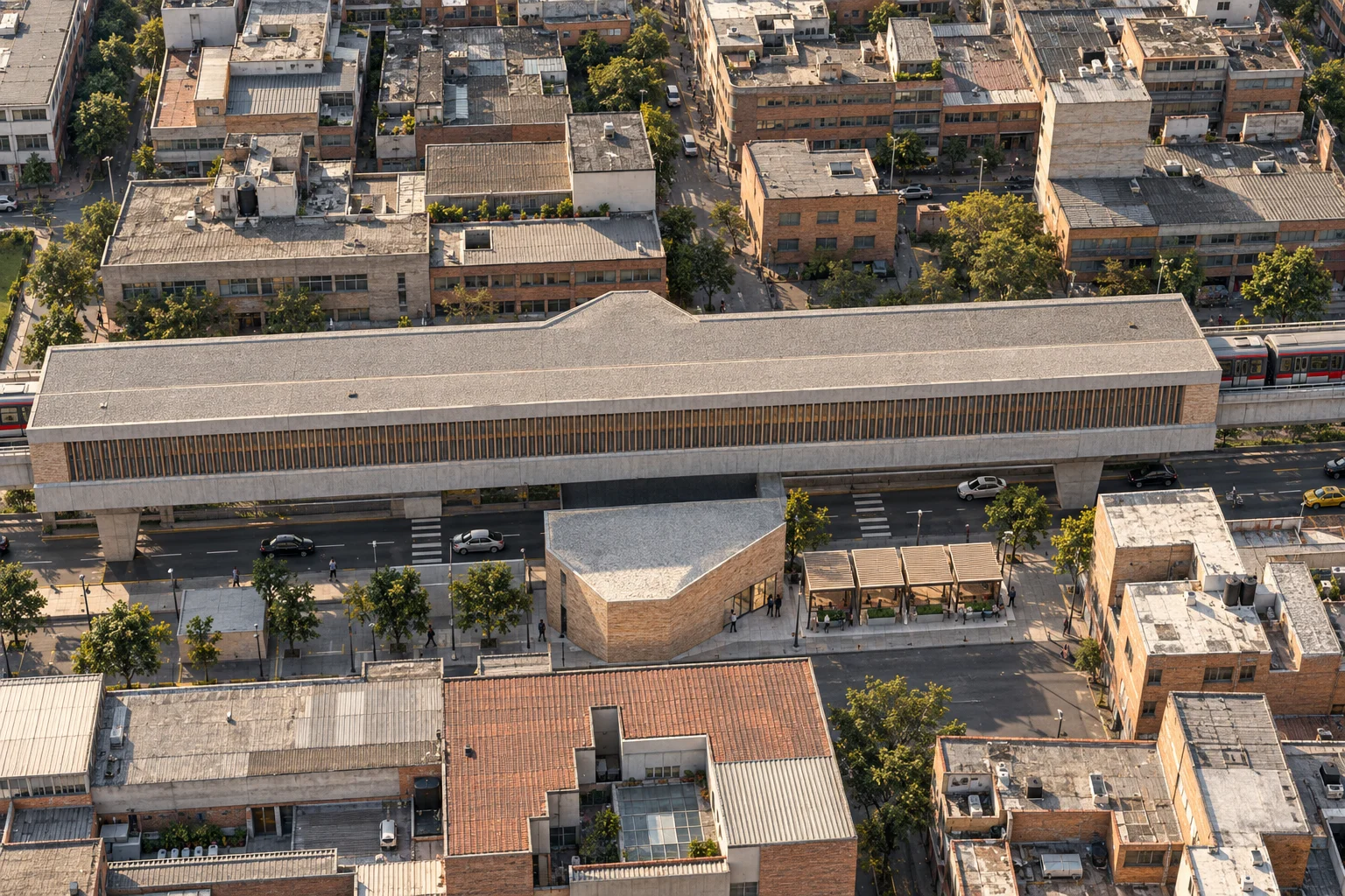The whole — umbral / Bogotá — metro corridor