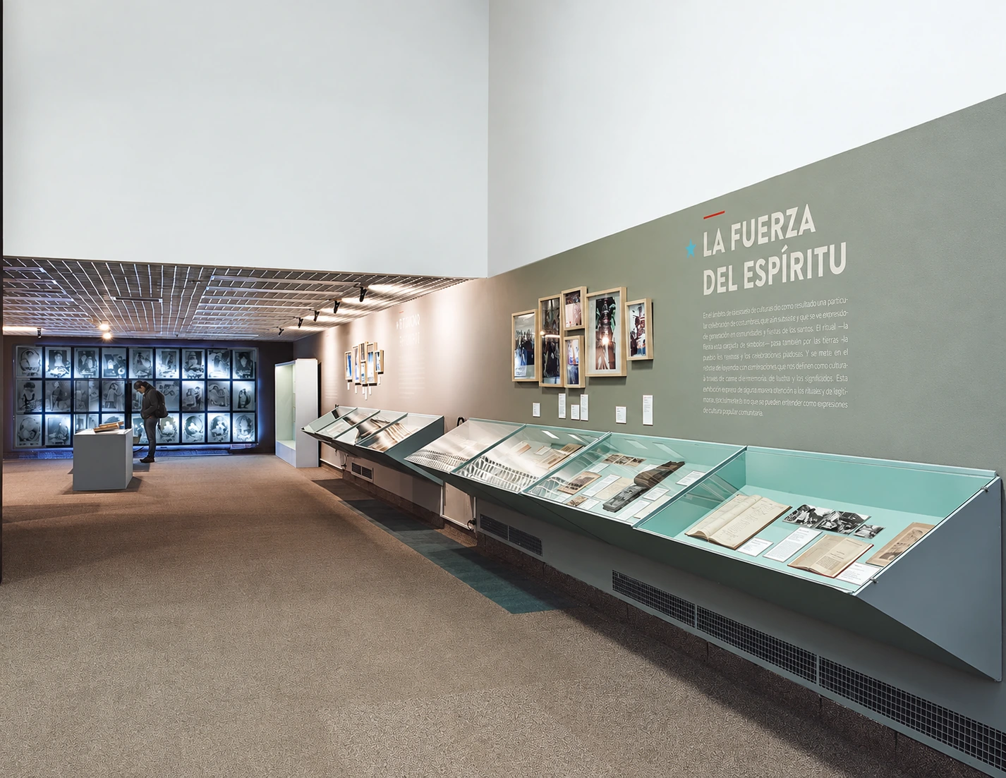 thematic sections on coloured walls — BLAA 60 years
