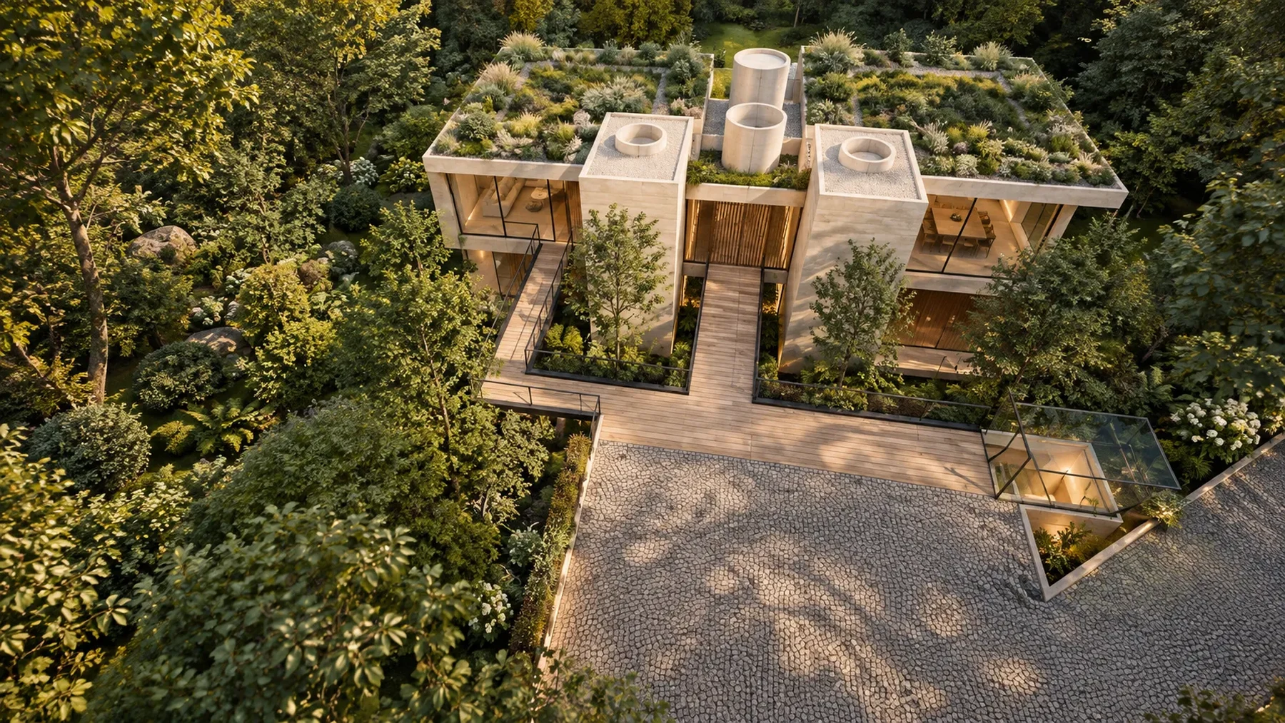 Depuis le haut
