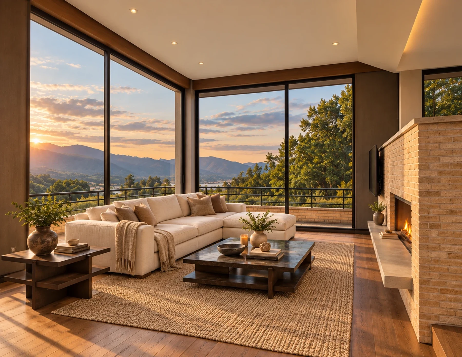 Living towards the valley