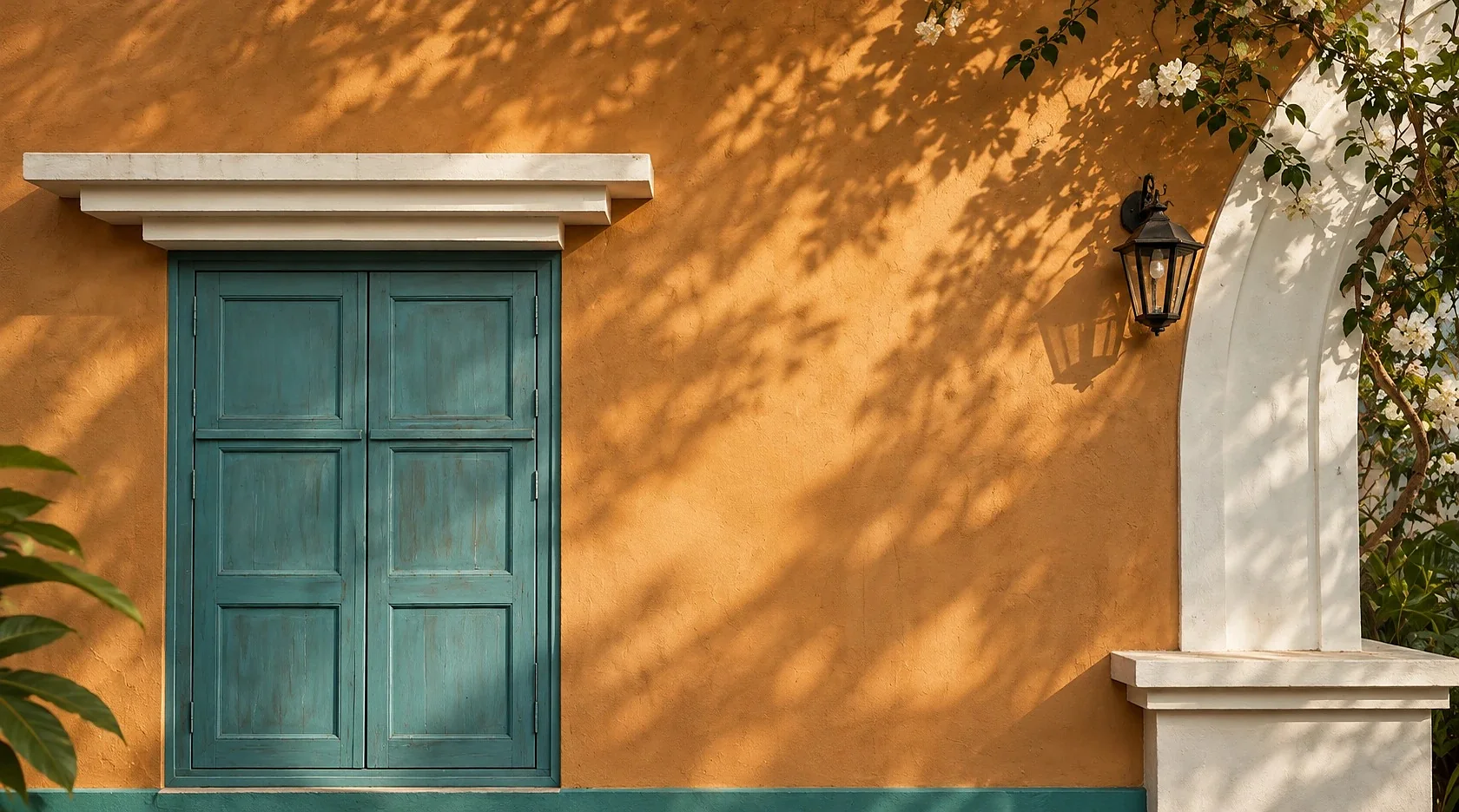 La ventana y su cornisa