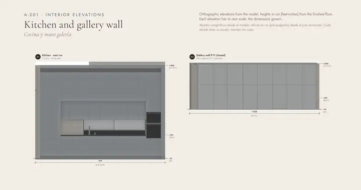 kitchen elevations